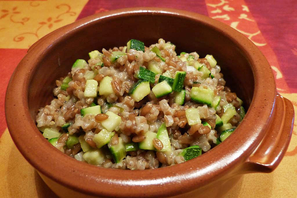 Dinkel-Zucchini-Risotto - Römer-Tour